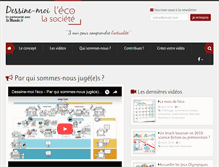 Tablet Screenshot of dessinemoileco.com